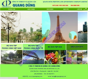 Thiết kế website inquangdung.com