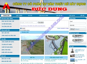 Thiết kế website ducdung.org.vn
