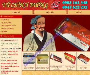 Thiết kế website tuchinhduongtpcn