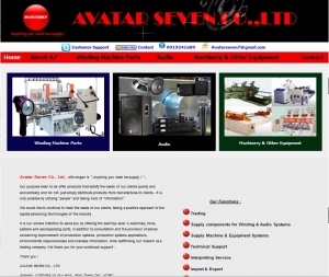 Thiết kế website avatarseven7.com