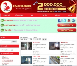 Thiết kế website cauchunho.vn